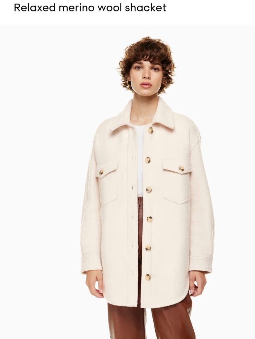 Aritzia Wilfred Free Ganna Jacket